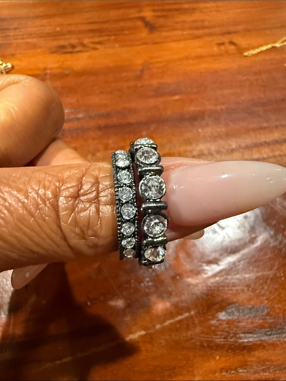 Sparkling Stackable Rings - Women's Jewelry